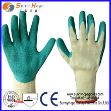 10 gauge cotton lined latex glove